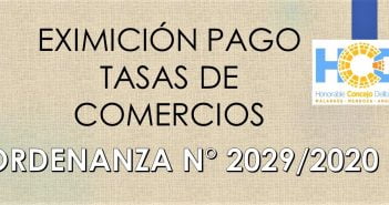 ORDENANZA N° 2029/2020