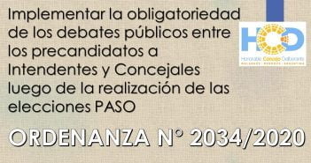 ORDENANZA N° 2.034/2.020