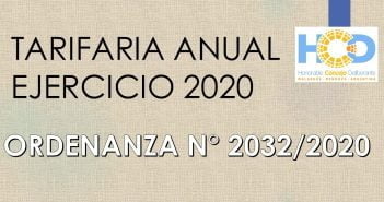 TARIFARIA 2020