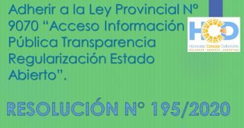 RESOLUCIÓN N° 195/2.020