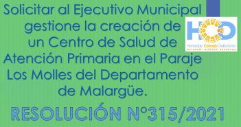 RESOLUCIÓN N° 315/2.021