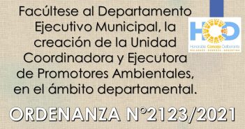 ORDENANZA N°2.123/ 2.021