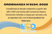 ORDENANZA N° 2.154/2.022