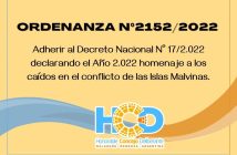 ORDENANZA N° 2.152/2.022
