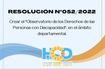 RESOLUCIÓN N° 052/2.022