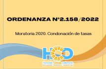 ORDENANZA N° 2.158/2.022