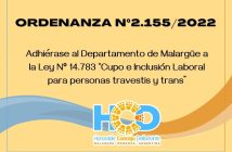 ORDENANZA N° 2.155/2.022