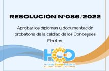 RESOLUCIÓN N° 086/2.022