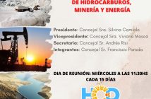LA COMISIÓN ESPECIAL DE HIDROCARBUROS MINERIA Y ENERGIA DEFINIO AUTORIDADES