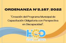 ORDENANZA N° 2.167/2.022