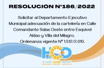 RESOLUCIÓN N° 186/2.022