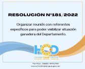 RESOLUCION N° 181/2.022