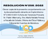 RESOLUCION N° 258/2.022