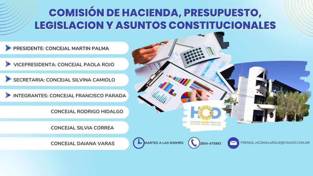 COMISIÓN DE HACIENDA- AUTORIDADES 2023